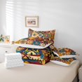 thumbnail image 5 of YST Exotic Baroque Mandala 7-Piece Comforter Set, King, 5 of 5
