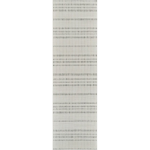 Rug Branch Maise Abstract Indoor Outdoor Area Rug, Cream Beige, Modern - Entryway, Hallway, Bathroom, and Kitchen