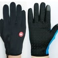thumbnail image 4 of Men Women Windproof Zipper Touch Screen Gloves Ski Snow Motorcycle Warm Mittens, 4 of 8