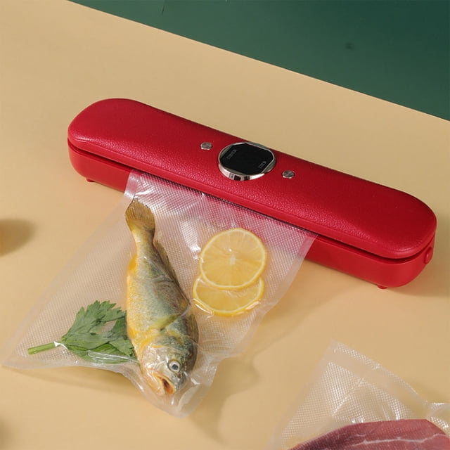 Vacuum Sealing Machine for Food Preservation | Automatic Sealer with Intelligent Vacuum Control | Compact Kitchen Sealer for Freshkeeping Meat, Vegetables, and Dry Goods | Household Food Saver