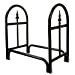 thumbnail image 3 of Pure Garden 50-127 Porte-Bûches avec Design à Embouts, Noir, 3 of 10