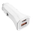 thumbnail image 1 of Universal PD20W Fast Car Charger USB+Type-C Ports Adapter Socket Kit Fast Charging Adapter, 1 of 4