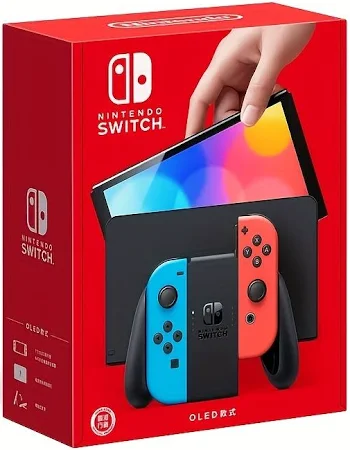 Nintendo Switch (OLED Model) Console – Neon Red/Blue – Open Box / Refurbished (Excellent Condition)