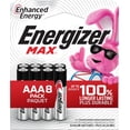 thumbnail image 1 of Energizer MAX D Batteries (2 Pack), D Cell Alkaline Batteries, 1 of 7