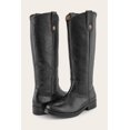 thumbnail image 2 of Frye Femmes MELISSA Semelle DOUBLE Bouton Crantée Noir/cire Cuir Bruni Plat, 2 of 5