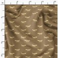 thumbnail image 2 of Soimoi Modal Satin Fabric Fox Animal Print Sewing Fabric Yard 42 Inch Wide, 2 of 6