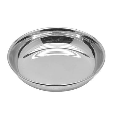 Plat Halwa en acier inoxydable Verka