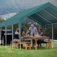 thumbnail image 3 of AKDSteel Abri d'Auto Robuste 10'x20 Pieds'/12'x20 Pieds, Auvent Extérieur Résistant aux Uv et Imperméable pour Voiture, Rangement Ou Fêtes, 3 of 7