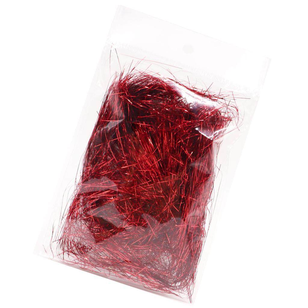 Xingzhi Metallic Shred Filler Fine Cut Gift Wrapping and Basket Filling Red
