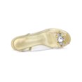 thumbnail image 4 of BLISSFUL STEP Sandales à Talon Bloc à Bout Ouvert à Bride Arrière Transparente avec Strass pour Femmes, 4 of 7