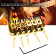 thumbnail image 3 of Electric Guitar Fixed Bridge Metal Guitar Hardtail Bridge Adjustable Guitar Fixed Bridge Replacement For Telecaster, 3 of 8