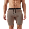 thumbnail image 1 of Diufon Men's Athletic Shorts Cotton Linen Drawstring Waisted Outdoor Sport Shorts Spring Summer Shorts with Pockets, 1 of 6