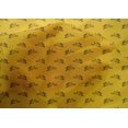 thumbnail image 4 of oneOone Cotton Silk Yellow Fabric Rabbit Animal Sewing Material Print Fabric By The Yard 42 Inch Wide, 4 of 4