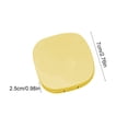 thumbnail image 2 of Yellow Portable Compact Contact Lens Storage Case With Integrated Accessory Holder For Daily Use And Travel Organization, 2 of 7