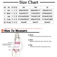 thumbnail image 2 of Qertyioot Bikini Bandeau Bandage pour Femmes Ensemble Amour à Cordon, 2 of 6