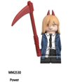 thumbnail image 1 of MOC Anime Assemble Compatible Movable Chainsaw Man WM6159 KT1067 Denji Makima Aki Power s Jouets Modèle Cadeaux, 1 of 5