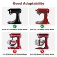 thumbnail image 3 of Glass Bowl for KitchenAid Mixer, 4.5-5 Quart Tilt-Head for KitchenAid Glass Mixer Bowl for Stand Mixer With Pour Spout and Measurement Markings, Dish, 3 of 7