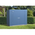 thumbnail image 1 of Arrow Elite - Abri de rangement en acier, 8 x 4, bleu gris, 1 of 7