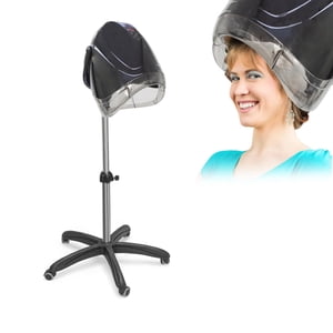CNV Digital Hooded Hair Dryer Adjustable Hooded Floor Hair Dyer Professional Salon Hair Drying Machine for Hairdresser Styling Black 1000W Standing Hair Dryer
