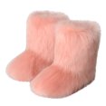 thumbnail image 1 of CEHVOM Bottes Imitation Animal pour Femmes Plus Cachemire Bottes de Neige, 1 of 7