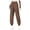 Coffee, variant on Npasoilc Pants for Women Ladies' Solid Color Csual Versatile Waterproof And Windproof Outdoor Sports Pants Long Pants