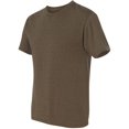 thumbnail image 3 of Hanes 5170 Comfortblend Ecosmart T-Shirt à Col Rond pour Hommes Taille 2X, Brun Chiné., 3 of 6