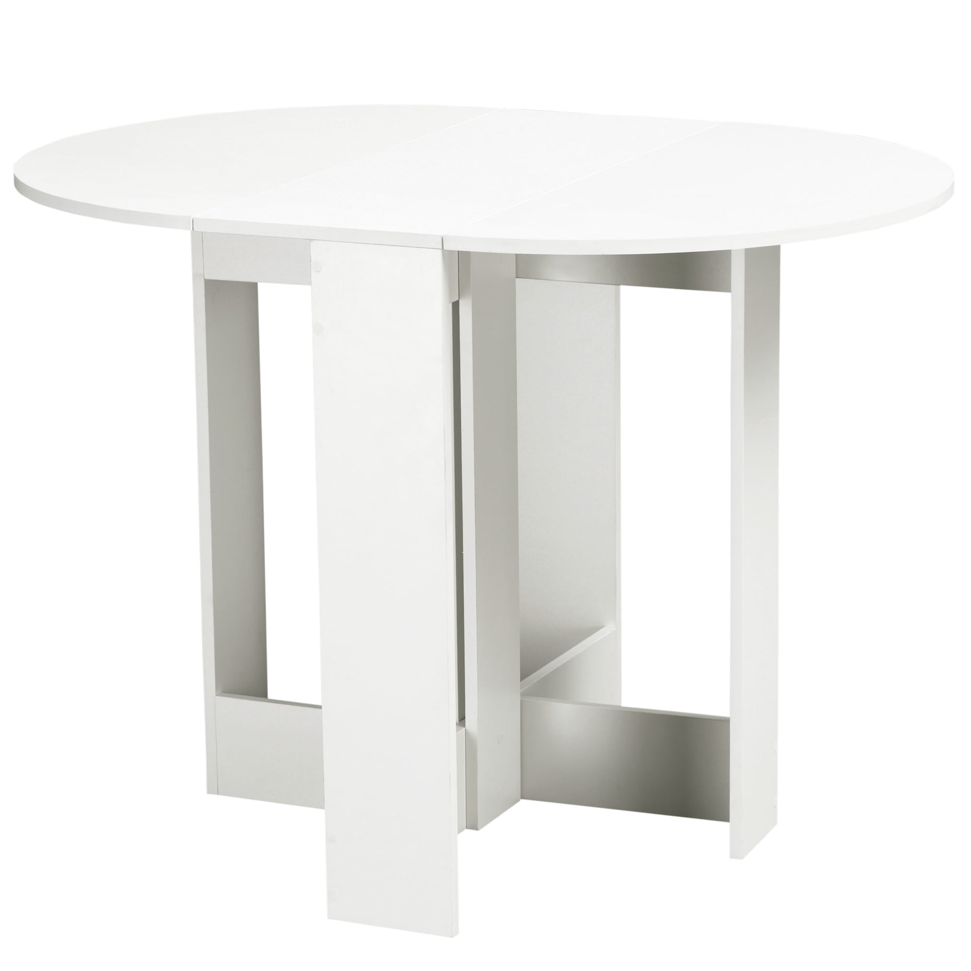 HOMCOM Folding Drop Leaf Dining Table Foldable Bar Table for Small Kitchen