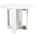 thumbnail image 1 of HOMCOM Table de Salle à Manger Pliante à Abattants Table de Bar Pliable pour Petite Cuisine, 1 of 10