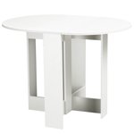 HOMCOM Table à manger pliante pour la petite cuisine