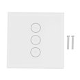 thumbnail image 1 of CUITING Smart WiFi Switch Light Voice Control 3?Way Adjustable Type 86 Household EU Plug 100?240VAC, 1 of 8