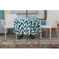 thumbnail image 3 of Vargottam Indoor/OutdoorRoundTablecloth 58 InchTablecloth with Umbrella Hole & Zip- Waterproof TableCloth TableCovers for Backyard Table -Navy Blue, Aquamarine, 3 of 7