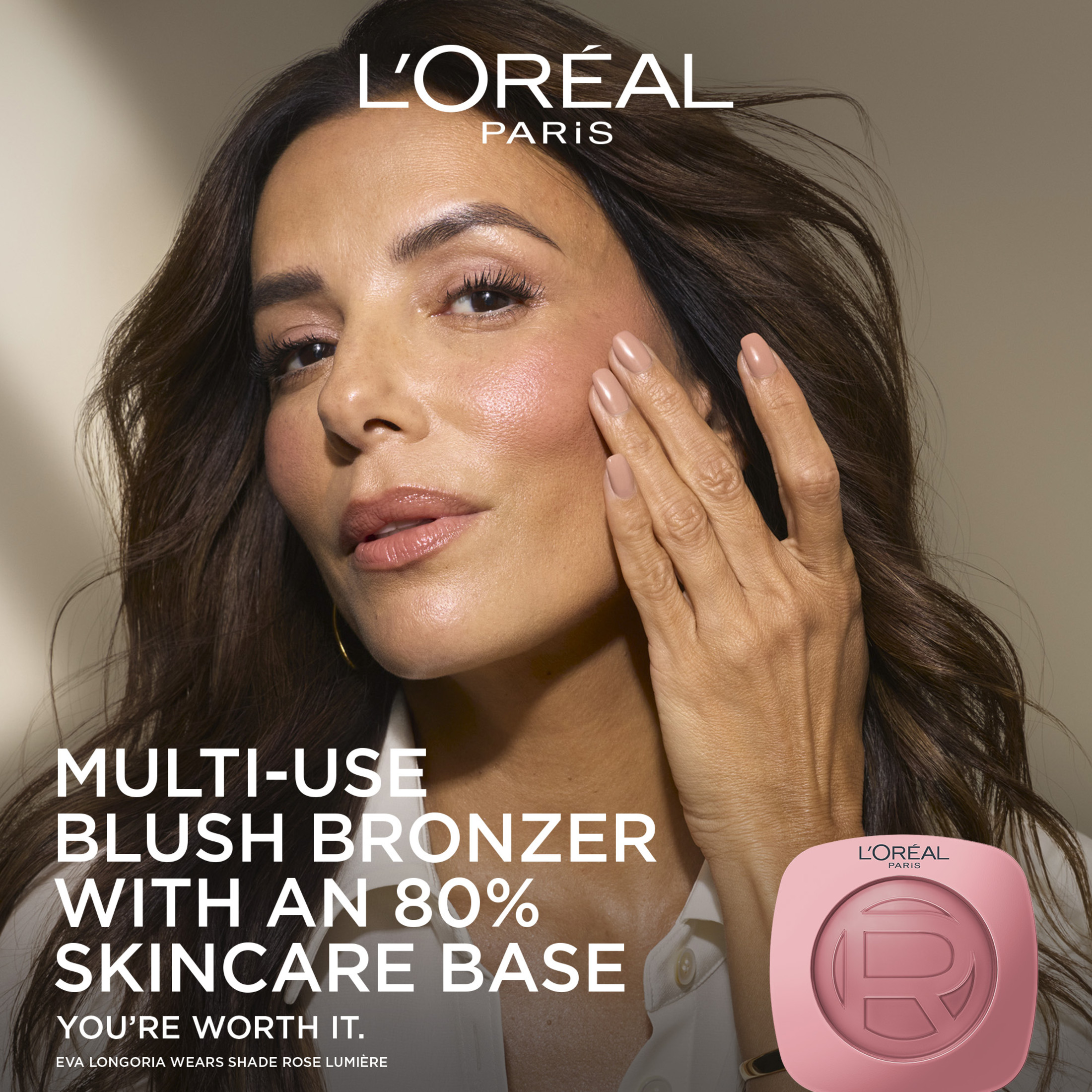 L'Oréal Paris True Match Hyaluron Balm, Fard à Joues & Bronzeur, Cherry Intense, 8 g