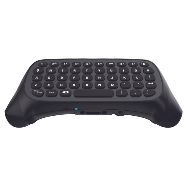 Surge QuickType KeyPad Sans Fil pour Xbox Series X/S & One, Manettes Dotées d'Un Clavier Ergonomique Noir QWERTY Complet avec Touches Arrondies, Fente pour Récepteur Sans Fil et port Pass-Through pour Casque 3,5 mm pour une communication Vocale et Texte Fluide pendant le Jeu.