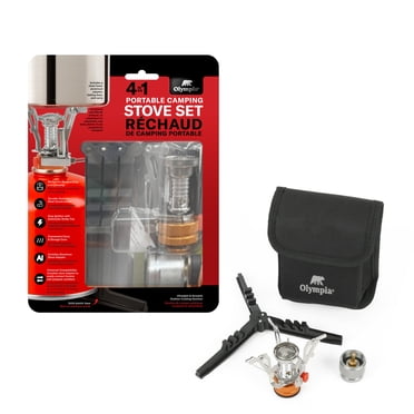 Ensemble Olympia 4 en 1 support et adaptateur de réchaud, adaptateur de carburant isobutane vers propane