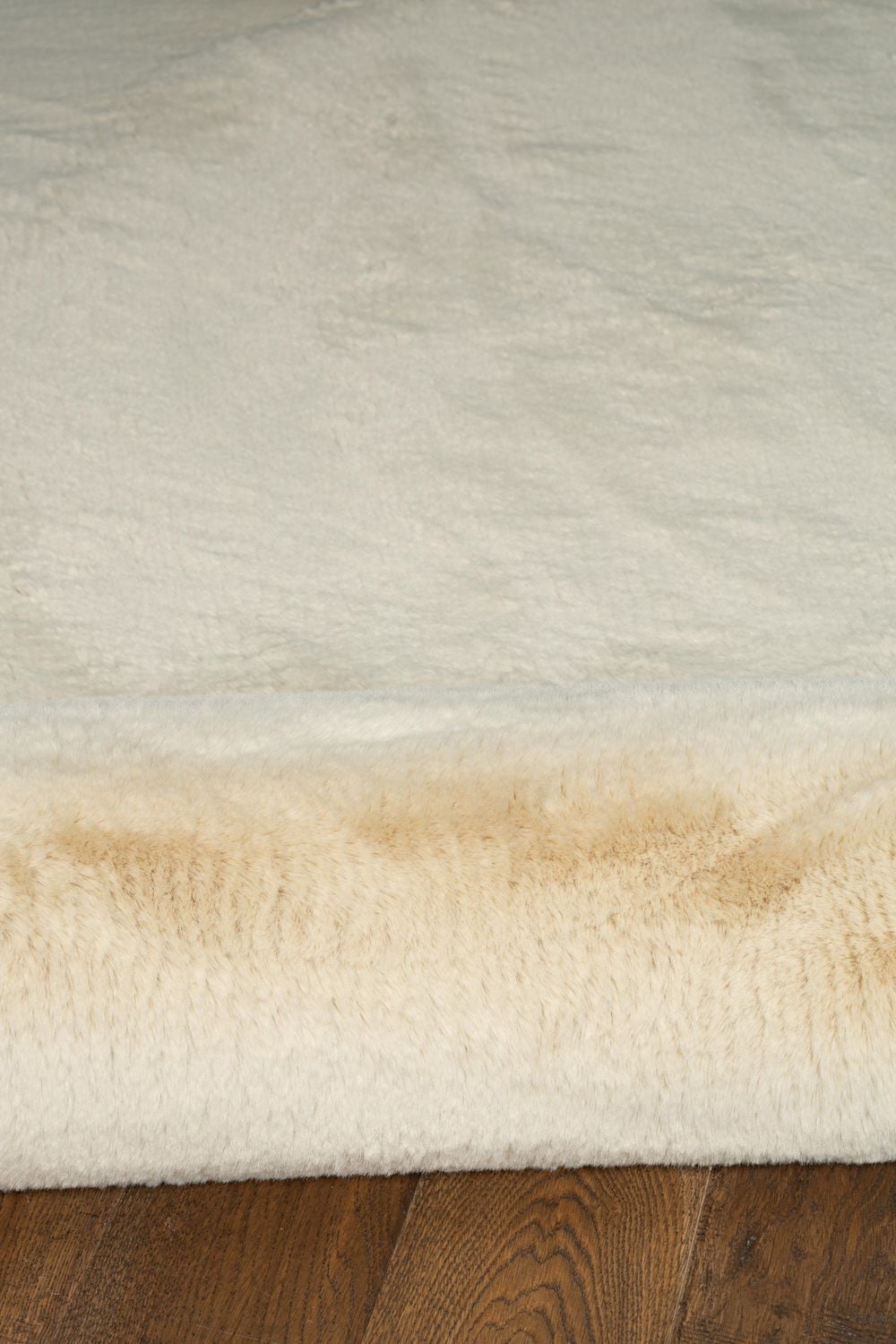Maven Faux Rabbit Sand 3 ft. x 5 ft. Accent Rug