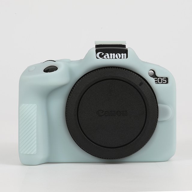 GadgetCom Étui de Protection en Silicone Souple Compatible avec Canon EOS R50 - Étui Intégrale Antirayures et Antichoc