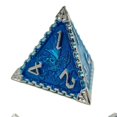 thumbnail image 1 of 7Pcs Polyhedral Dice Irregular Big Numbers Board Casino Board Game Games Blue, 1 of 5