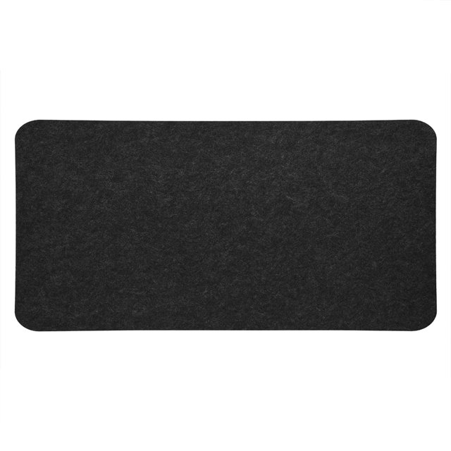 Tapis de Souris en Polyester 68x33cm pour Bureau Ordinateur Portable Anti-Statique Gris Foncé