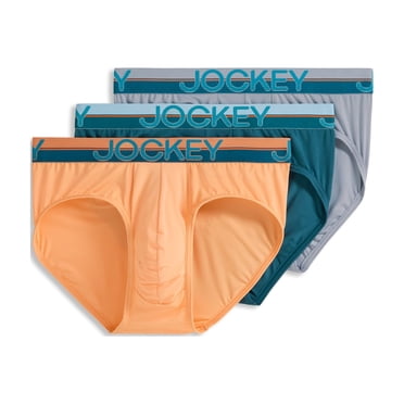Jockey Men's Infinite Cool Microfiber Stretch Brief - 3 Pack