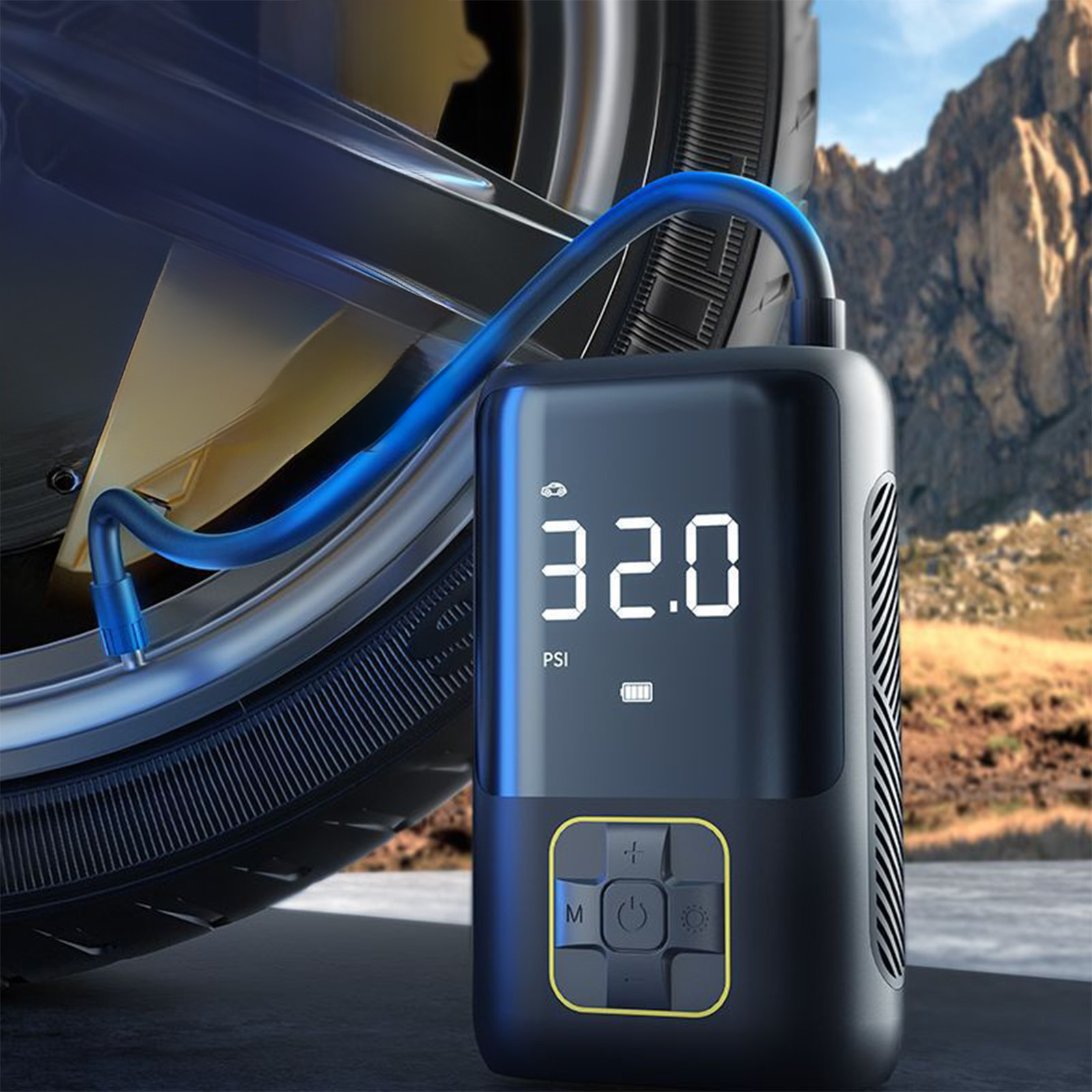 Danhjin Air Pump Car Portable Inflator Intelligent Tire Inflator Multi Functional High Speed And High Pressure Inflator