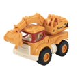 thumbnail image 1 of DEBGFS Engineering Truck Toys Simulation Excavator Dump Truck Mixer Trucks Inertial Drive Forward Vehicle Toy No Battery Required Mini Construction Vehicle Model Boy Toy Children Gift,yellow, 1 of 8