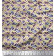 thumbnail image 1 of Soimoi Poly Georgette Fabric Car Transport Printed Fabric 1 Yard 42 Inch Wide, 1 of 3