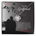 thumbnail image 2 of À Ma Petite Amie Plus Longue Vie Noeud Infini Collier Message Carte, 2 of 7
