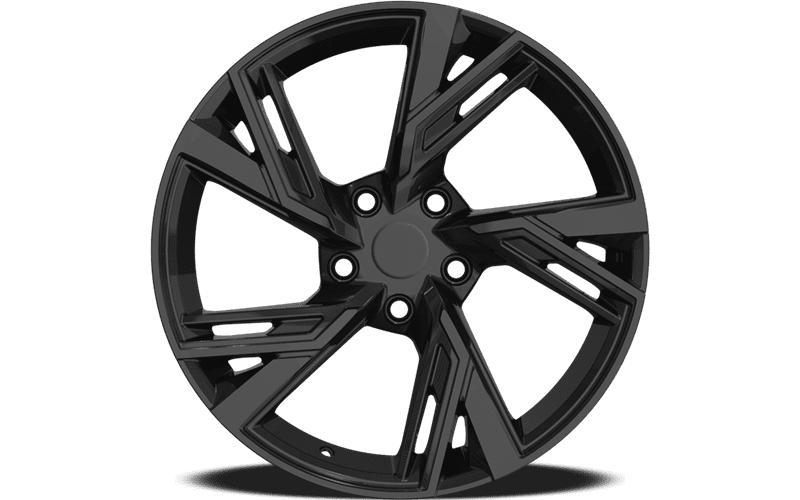 Jante YKW AR12 en alliage Noir brillant de 18x8 pouces pour 2015 - 2026 Mercedes-Benz C-Class (convient pour W205 & W206)