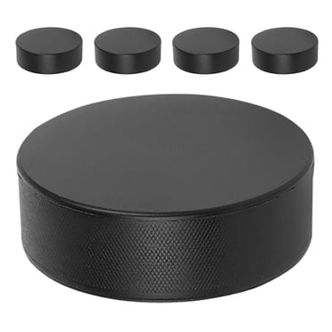 Miangastore 5 Pcs Rondelles de Hockey sur Glace en PU Rondelles de Match de Hockey Rondelles d'Entraînement Rondelle de Hockey Professionnelle Rondelle de Sport de Hockey Pièce de Hockey Rondelle de Compétition de Hockey