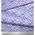 thumbnail image 3 of Soimoi Rayon Fabric Scales Geometric Print Sewing Fabric Yard 56 Inch Wide, 3 of 3