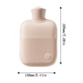 thumbnail image 3 of Wuztai Hot Water Bag, 500ml Capacity PVC Hot Water Bottle, Long Lasting Heat Retention Winter Warmth for Body Pain Relief Cold Weather, 3 of 6
