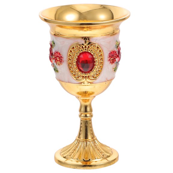 MasteelfCA Retro Style Wine Cup European Style Goblet Desktop Decor Home Bar Restaurant Cup