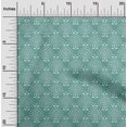 thumbnail image 1 of oneOone Georgette Viscose Fabric Floral Block Printed Fabric 1 Yard 42 Inch Wide, 1 of 4