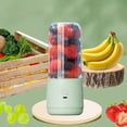 thumbnail image 1 of Uscallm Portable Blender Mini Juicer Personal Smoothie Maker Wireless USB Rechargeable Ice Cream Maker Compact Travel Blender for Shakes Protein Drinks, 1 of 6